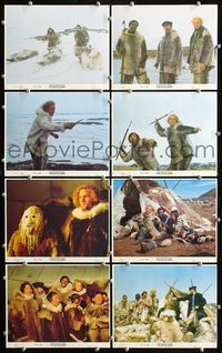 5o441 WHITE DAWN 8 8x10 mini LCs '74 Warren Oates, Timothy Bottoms & Lou Gossett in Arctic Canada!