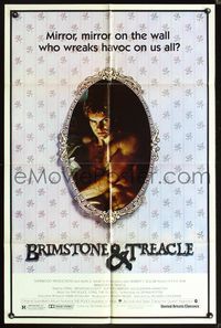 5p118 BRIMSTONE & TREACLE 1sh '82 Richard Loncraine directed thriller, art of Sting!