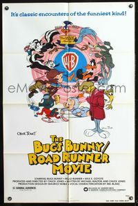 5p148 BUGS BUNNY & ROAD RUNNER MOVIE 1sh '79 Chuck Jones classic comedy cartoon!