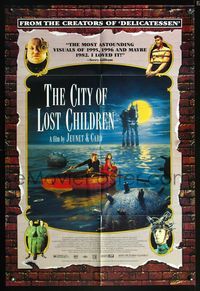 5p188 CITY OF LOST CHILDREN 1sh '95 La Cite des Enfants Perdus, Ron Perlman, sci-fi fantasy image!