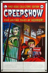 5p228 CREEPSHOW int'l 1sh '82 great horror art by E.C. Comics artist Jack Kamen!
