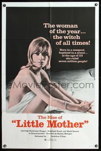 5p546 LITTLE MOTHER 1sh '73 Radley Metzger, sexy nearly-naked Christiane Kruger, sex horror!