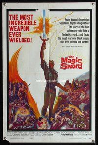 5p572 MAGIC SWORD 1sh '61 Basil Rathbone wields the most incredible weapon ever!