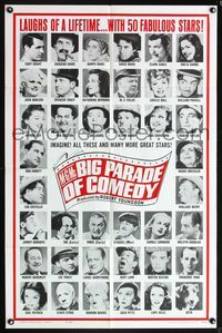 5p610 MGM'S BIG PARADE OF COMEDY special 50 1sh '64 W.C. Fields, Marx Bros., Abbott & Costello!