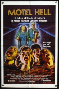 5p625 MOTEL HELL 1sh '80 it takes all kinds of critters to make Farmer Vincent Fritters!