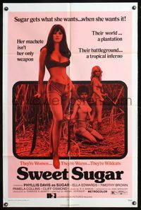 5p830 SWEET SUGAR 1sh '72 sexy bad girls, Sugar gets what she wants...when she wants it!