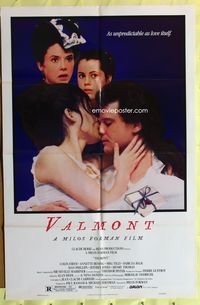 5p938 VALMONT 1sh '89 Milos Forman directed, Colin Firth, Annette Bening & young Fairuza Balk!