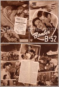 5t023 BOMBERS B-52 German program '57 sexy Natalie Wood, Efrem Zimbalist Jr., Karl Malden