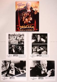 5t165 DRACULA DEAD & LOVING IT presskit '95 Mel Brooks, Leslie Neilsen as a wacky vampire!