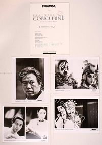5t171 FAREWELL MY CONCUBINE presskit '93 Leslie Cheung, Peking Opera, Ba wang bie ji