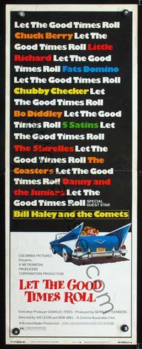 5r274 LET THE GOOD TIMES ROLL insert '73 Chuck Berry, Bill Haley, The Shirelles & real 50s rockers!