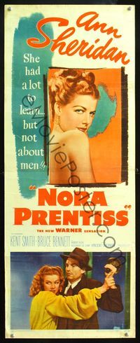 5r369 NORA PRENTISS insert '47 loving super sexy Ann Sheridan once is once too often!