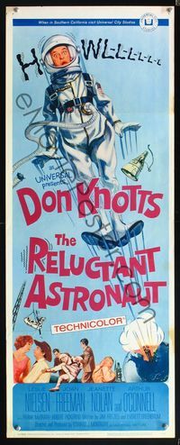 5r444 RELUCTANT ASTRONAUT insert '67 wacky Don Knotts in the maddest mixup in space history!
