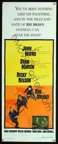 5r454 RIO BRAVO insert '59 John Wayne, Ricky Nelson, Dean Martin, directed by Howard Hawks!