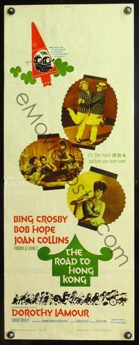 5r457 ROAD TO HONG KONG insert '62 different images of Hope, Crosby, Joan Collins & Dorothy Lamour