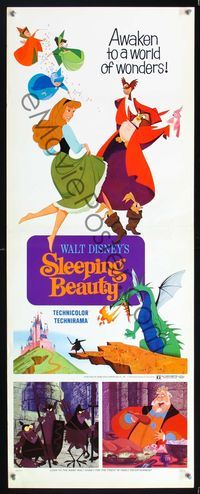 5r531 SLEEPING BEAUTY insert R70 Walt Disney cartoon fairy tale fantasy classic!