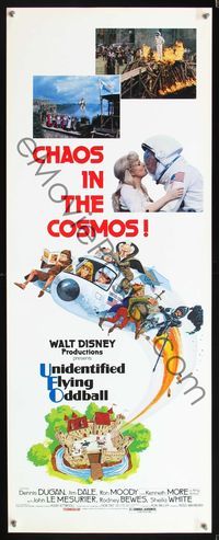 5r653 UNIDENTIFIED FLYING ODDBALL insert '79 wacky Disney sci-fi, chaos in the cosmos, wacky images
