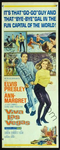 5r664 VIVA LAS VEGAS insert '64 many images of Elvis Presley & sexy Ann-Margret!