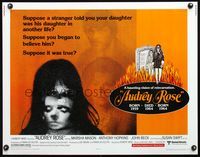 5s041 AUDREY ROSE 1/2sh '77 Susan Swift, Anthony Hopkins, a haunting vision of reincarnation!