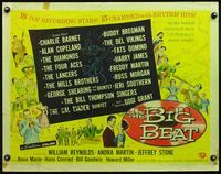 5s065 BIG BEAT 1/2sh '58 William J. Cowen directed, early blues & rock and roll, Fats Domino!