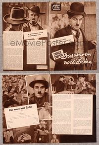 5v096 PILGRIM German program R50s many wonderful images of comedian Charlie Chaplin!