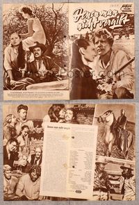 5v104 UNFORGIVEN German program '60 Burt Lancaster, Audrey Hepburn, directed by John Huston!