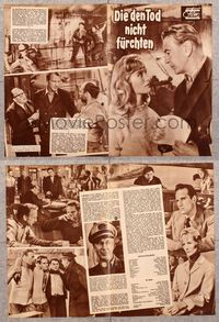 5v109 WRECK OF THE MARY DEARE German program '59 different images of Gary Cooper & Charlton Heston!