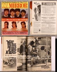 5v159 TV RADIO MIRROR magazine May 1964, what it's like to love a Beatle, Fab 4 on cover!