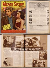 5v117 MOVIE STORY magazine September 1938, Warner Baxter & Marjorie Weaver in I'll Give a Million!