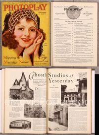 5v141 PHOTOPLAY magazine November 1929, artwork portrait of Janet Gaynor by Earl Christy!
