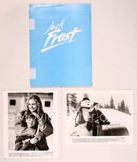 5v186 JACK FROST presskit '98 living snowman Michael Keaton, Kelly Preston