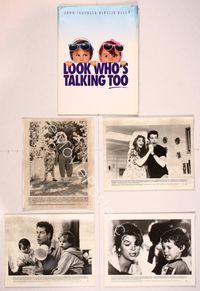 5v188 LOOK WHO'S TALKING TOO presskit '90 John Travolta & Kirstie Alley have talking babies!