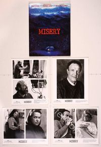 5v191 MISERY presskit '90 Rob Reiner, Stephen King, William Goldman, James Caan, Kathy Bates