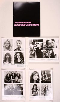 5v196 SATISFACTION presskit '88 Justine Bateman, Liam Neeson, early Julia Roberts!
