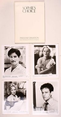5v205 SOPHIE'S CHOICE presskit '82 Meryl Streep, Kevin Kline, Peter MacNicol