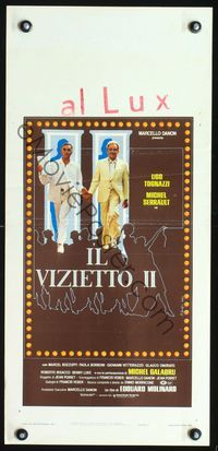 5w472 LA CAGE AUX FOLLES II Italian locandina '81 La Cage Aux Folles 2, Michel Serrault, Tognazzi!