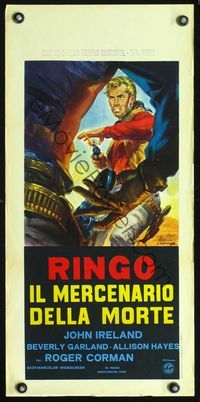 5w557 GUNSLINGER Italian locandina R60s DiStefano artwork of gunslinger John Ireland!