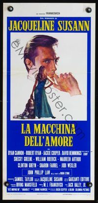 5w612 LOVE MACHINE Italian locandina '71 Dyan Cannon, from Jacqueline Susann's romance novel!