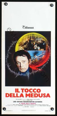 5w624 MEDUSA TOUCH Italian locandina '78 Richard Burton is the man with telekinesis!
