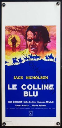 5w670 RIDE IN THE WHIRLWIND Italian locandina '78 artwork of Jack Nicholson by man hanged in tree!