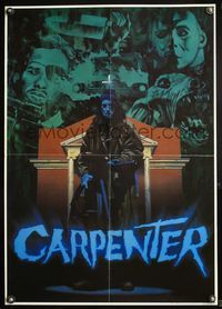 5w094 CARPENTER Japanese '90s cool tribute artwork from John Carpenter movies by Yuji Kaida!