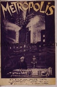 6a070 METROPOLIS German program '27 Fritz Lang classic, lots of images of top cast & android!