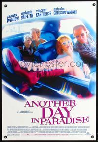 6b042 ANOTHER DAY IN PARADISE DS 1sh '97 directed by Larry Clark, James Woods, Melanie Griffith!
