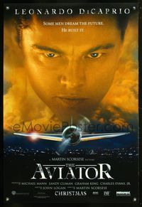 6b051 AVIATOR advance 1sh '04 Martin Scorsese directed, Leonardo DiCaprio as Howard Hughes!