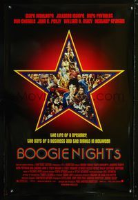 6b086 BOOGIE NIGHTS DS 1sh '97 John C. Reilly, Mark Wahlberg as Dirk Diggler!