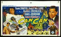 6c575 CAN-CAN Belgian '60 Frank Sinatra, Shirley MacLaine, Maurice Chevalier, Louis Jourdan