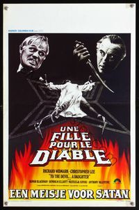 6c723 TO THE DEVIL A DAUGHTER Belgian '76 Richard Widmark, Christopher Lee, Nastassja Kinski!