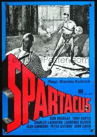 6c295 SPARTACUS Swedish R84 classic Stanley Kubrick & Kirk Douglas epic!