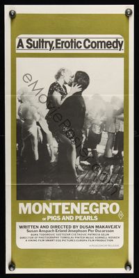 6d336 MONTENEGRO Aust daybill '81 Dusan Makavejev directed, sexy Susan Anspach!