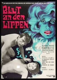 6d594 DAUGHTERS OF DARKNESS German '71 vampires, sexy image of nude girl, horror art!